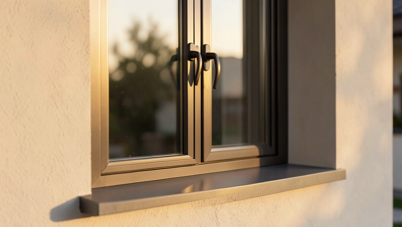 okna winchester parapet antracyt
