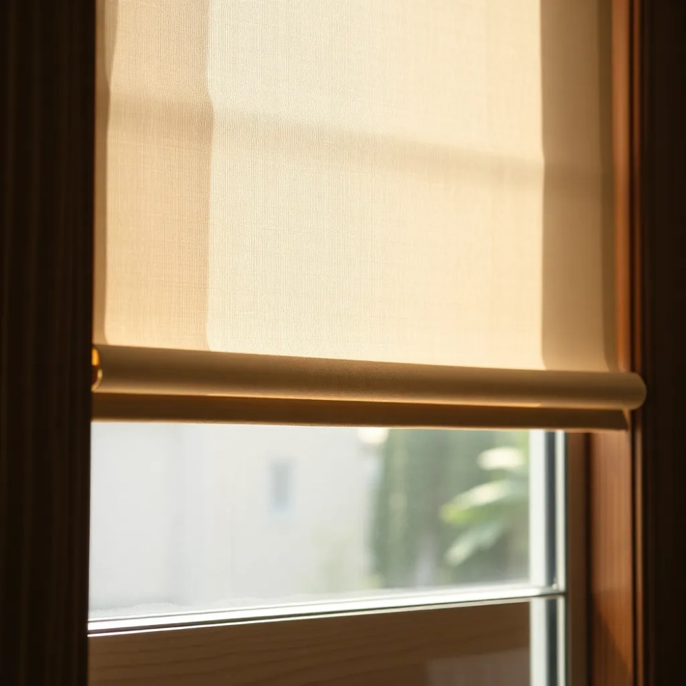 jakie rolety do brązowych okien