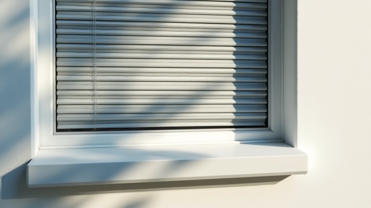 Montaż parapetów zewnętrznych przy roletach