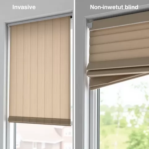 Rolety plisowane inwazyjne czy bezinwazyjne